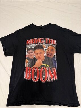 The Rizzler Bring The Boom Graphic Tee - Black mens xl
